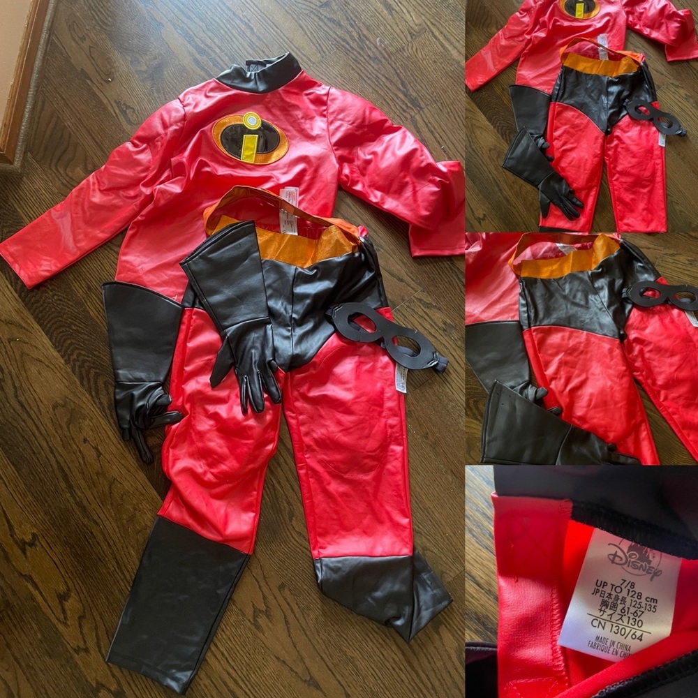 Disney store the incredibles dash costume size 7/8 everything included